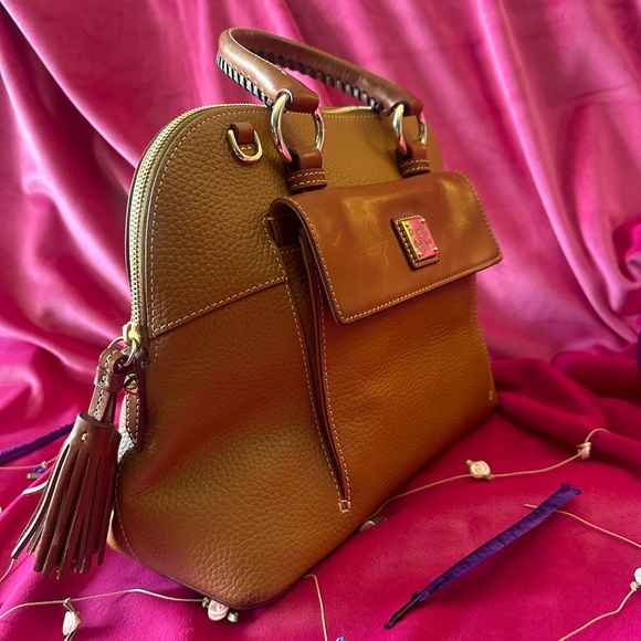 Dooney & Bourke Pebble Leather Aubrey satchel - Picture 3 of 13